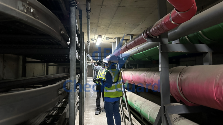Underground power line inspection using MD-1000